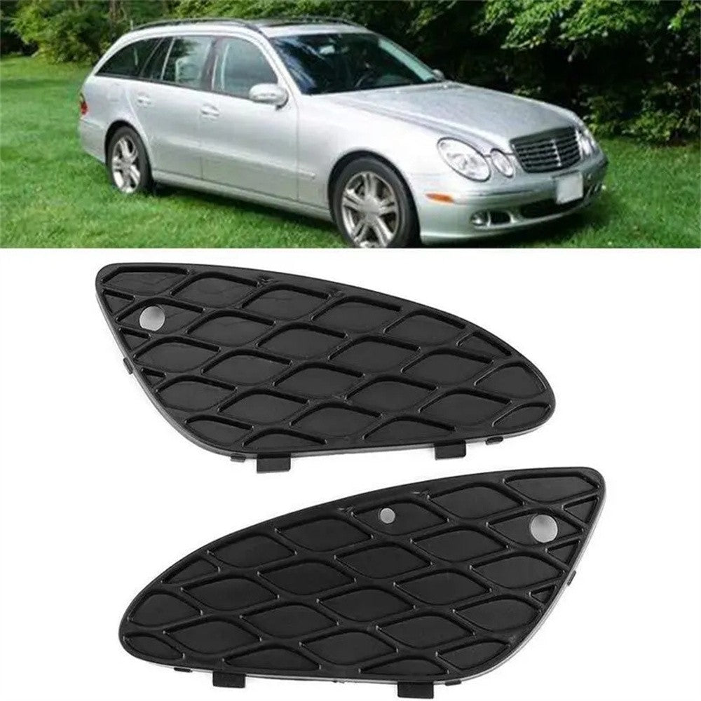 2PC Car Left+Right Front Bumper Cover Mesh Grille for Mercedes W211 E-class E500 Q