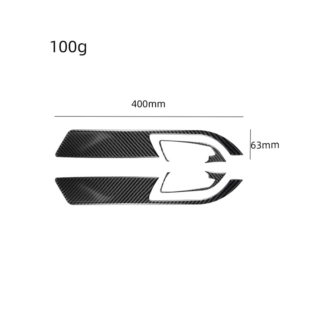 Red Rear Cigarette Lighter Panel Trim Interior Carbon Fiber for Audi Q7 2016-19 v