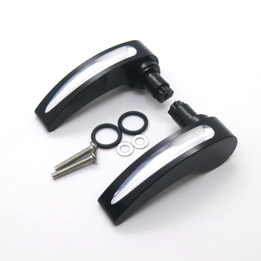 Mototrcycle Black CNC Saddlebag Latch Lever Lid Lifter for Harley Touring 14-17 Q