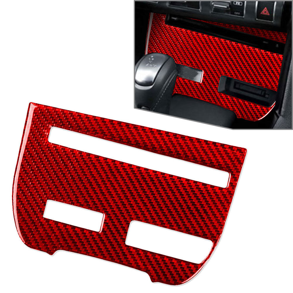 Central Console CD Panel Cover Trim Car for Nissan GTR R35 2008-2016 Red Auto