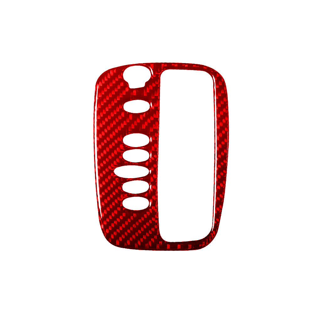 Red Carbon Fiber Gear Shift Box Panel Trim Type-A for Lexus IS250 2006-2012 v