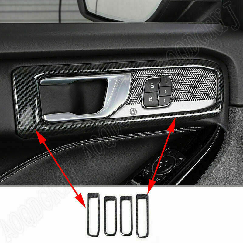 For Explorer 2020-2023 ABS Carbon Style for Seat Adjustment Button Cover Trim6 v