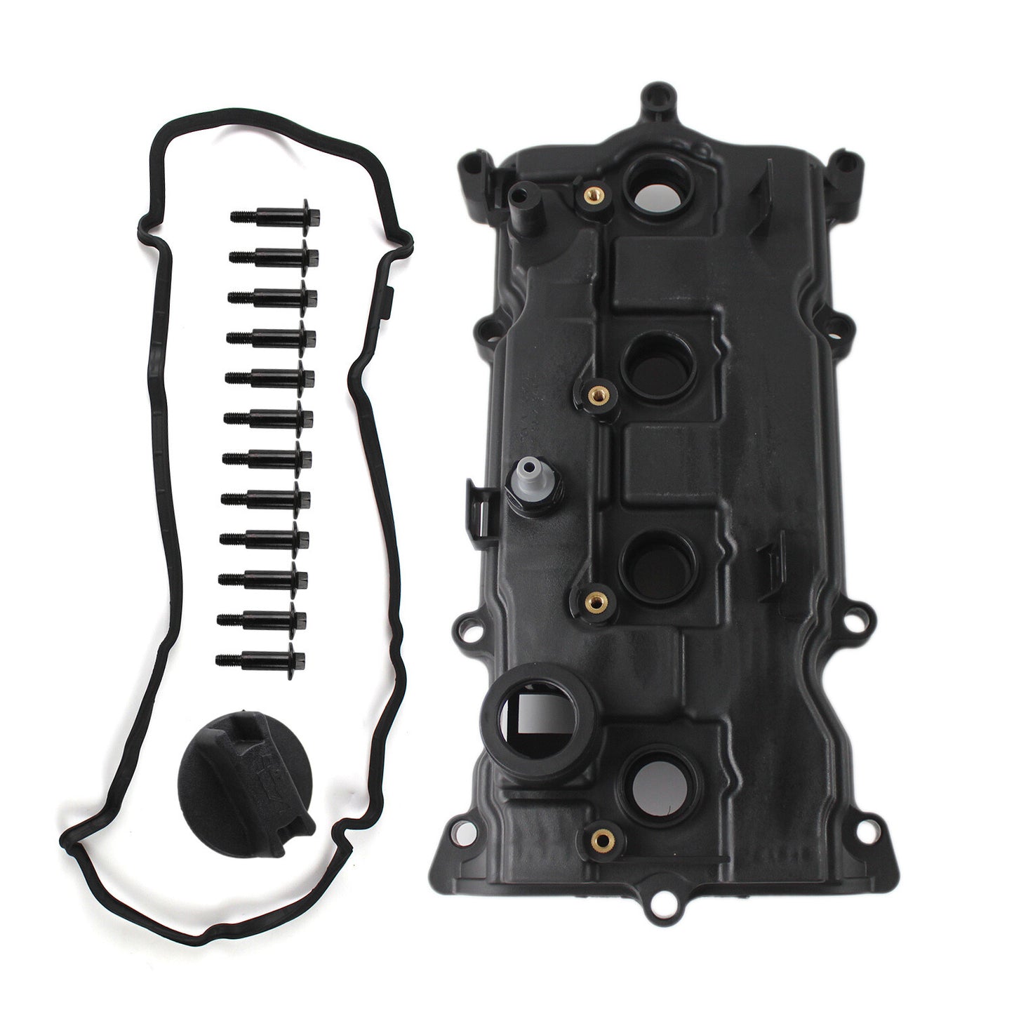 Valve Cover w/ Gasket &Bolt & Oil Cap for INFINITI 14-17 QX60 Altima 2.5L n