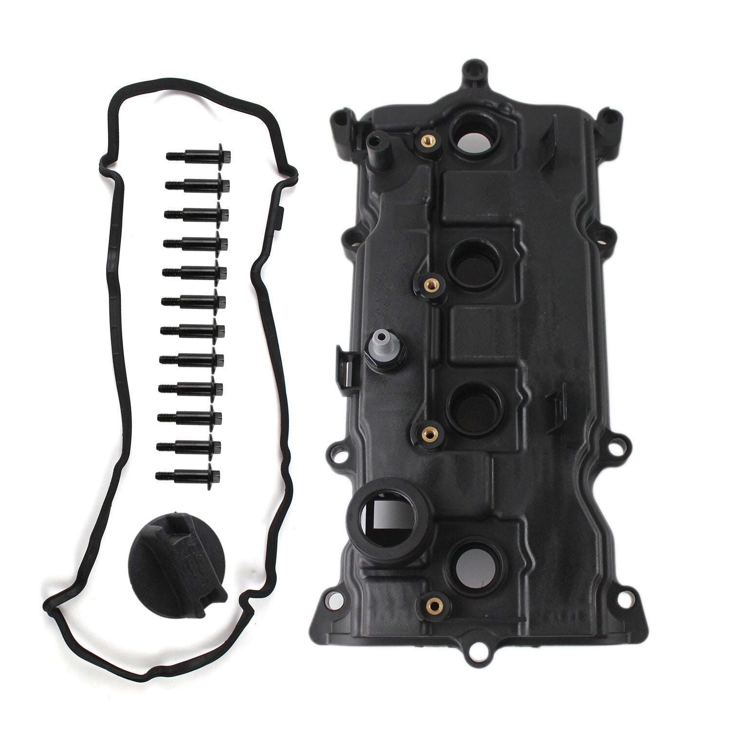 Valve Cover w/ Gasket &Bolt & Oil Cap for INFINITI 14-17 QX60 Altima 2.5L n