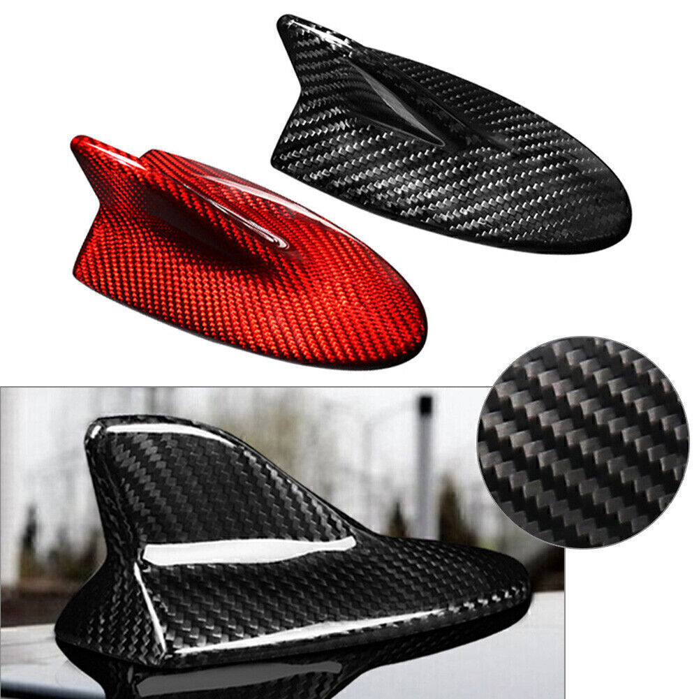 Carbon Fiber Style Shark Fin Antenna Cover Trim Fit for Lexus LS LX for ES IS