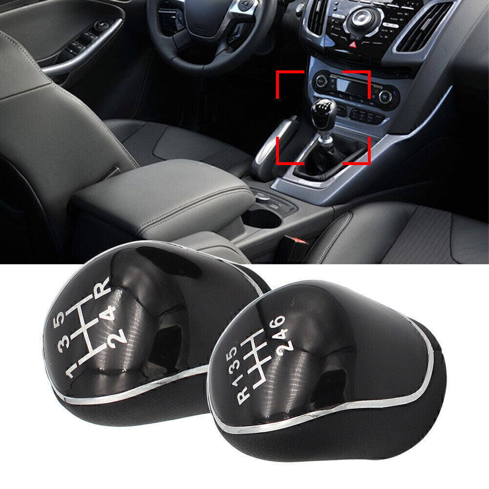 Car Shift Gear Knob 5/6 Speed  for ford  C-Max Focus Mk2 Mk3 Kuga S-Max Q