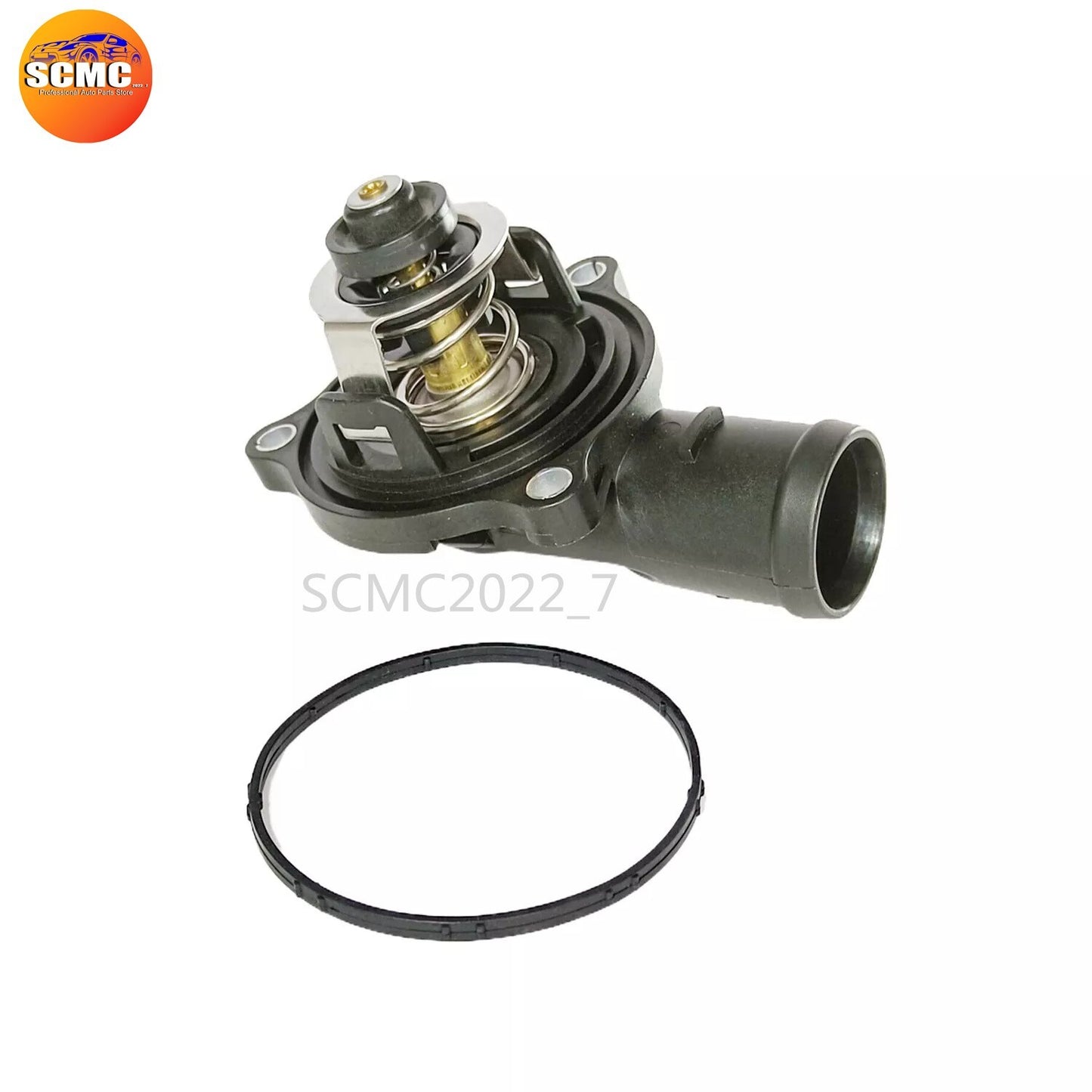Engine Thermostat w Rubber Ring for VW Phaeton for AUDI A4 A6 for A8 BPP BSG BKN ASB BMK