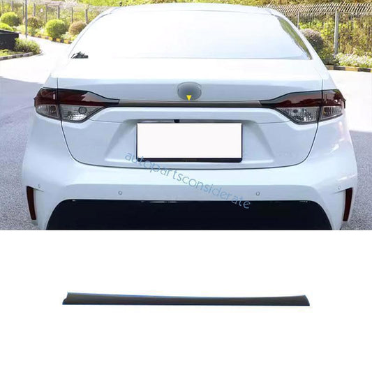 for Toyota for Corolla 20-24 Black Steel Rear Door Trunk Tailgate Upper Strip Trim