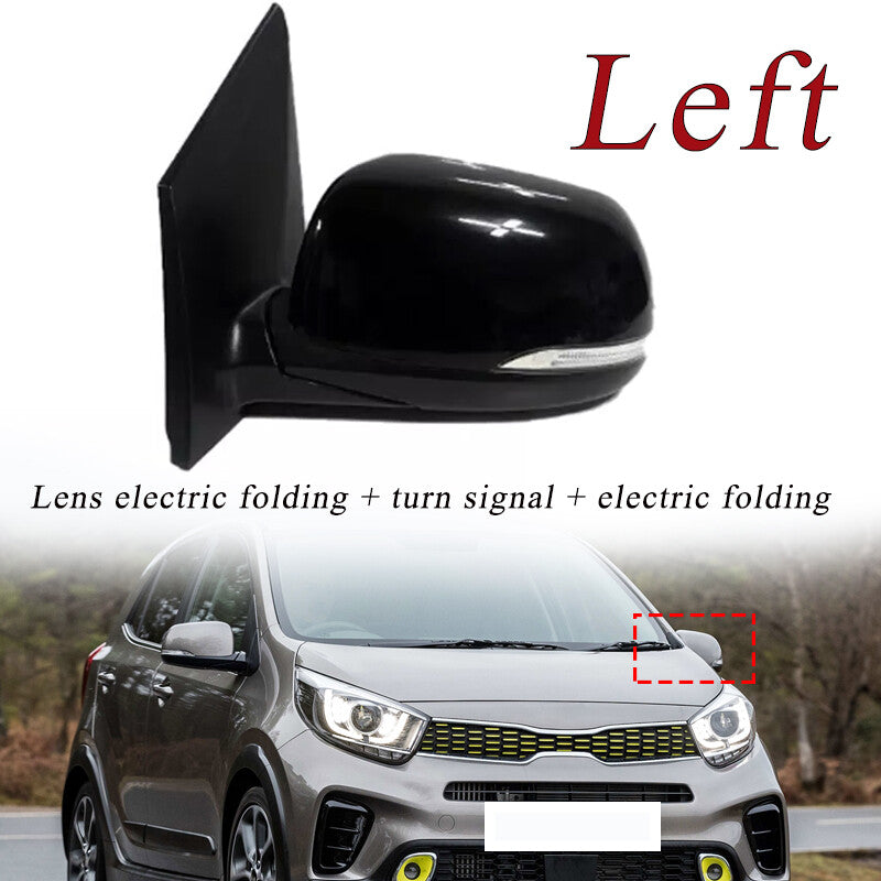 Left for Kia Picanto 2017/2018 Automatic Folding Side Mirrors