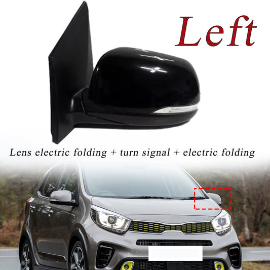 Left for Kia Picanto 2017/2018 Automatic Folding Side Mirrors