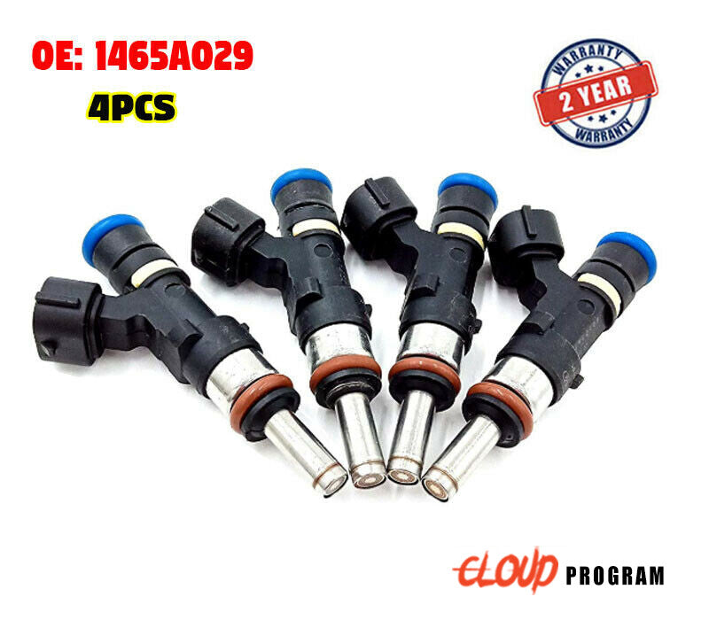 4 Pcs Fuel Injector 1465A029 Fit For Lancer 2.0L l4 2008-2010 n