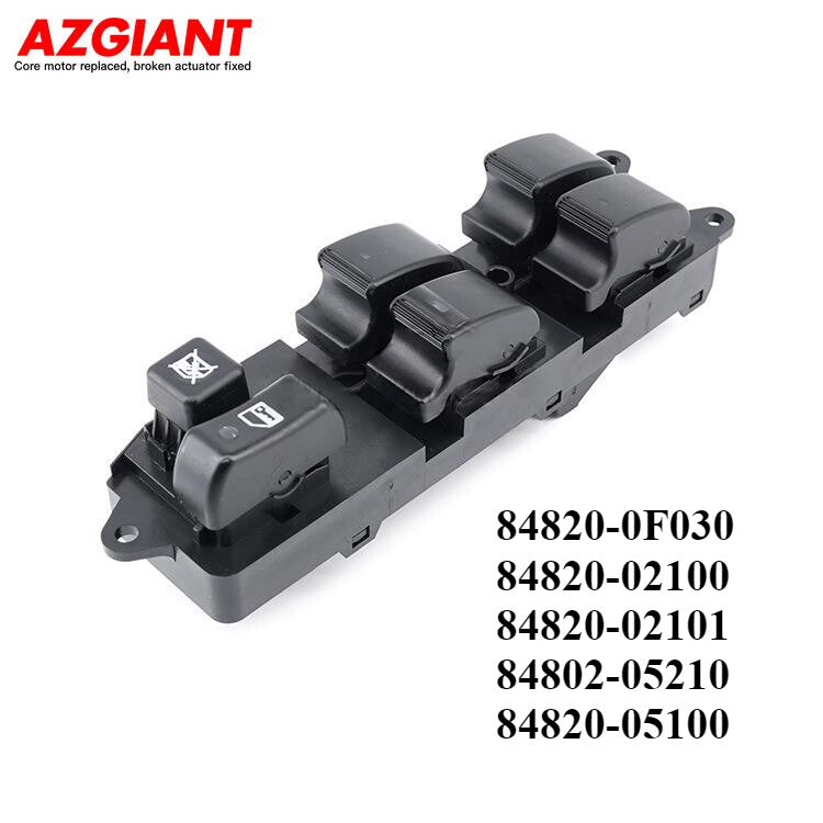DRIVER LEFT MASTER POWER WINDOW DOOR SWITCH for 2004 - 2009 for Toyota for Corolla Verso