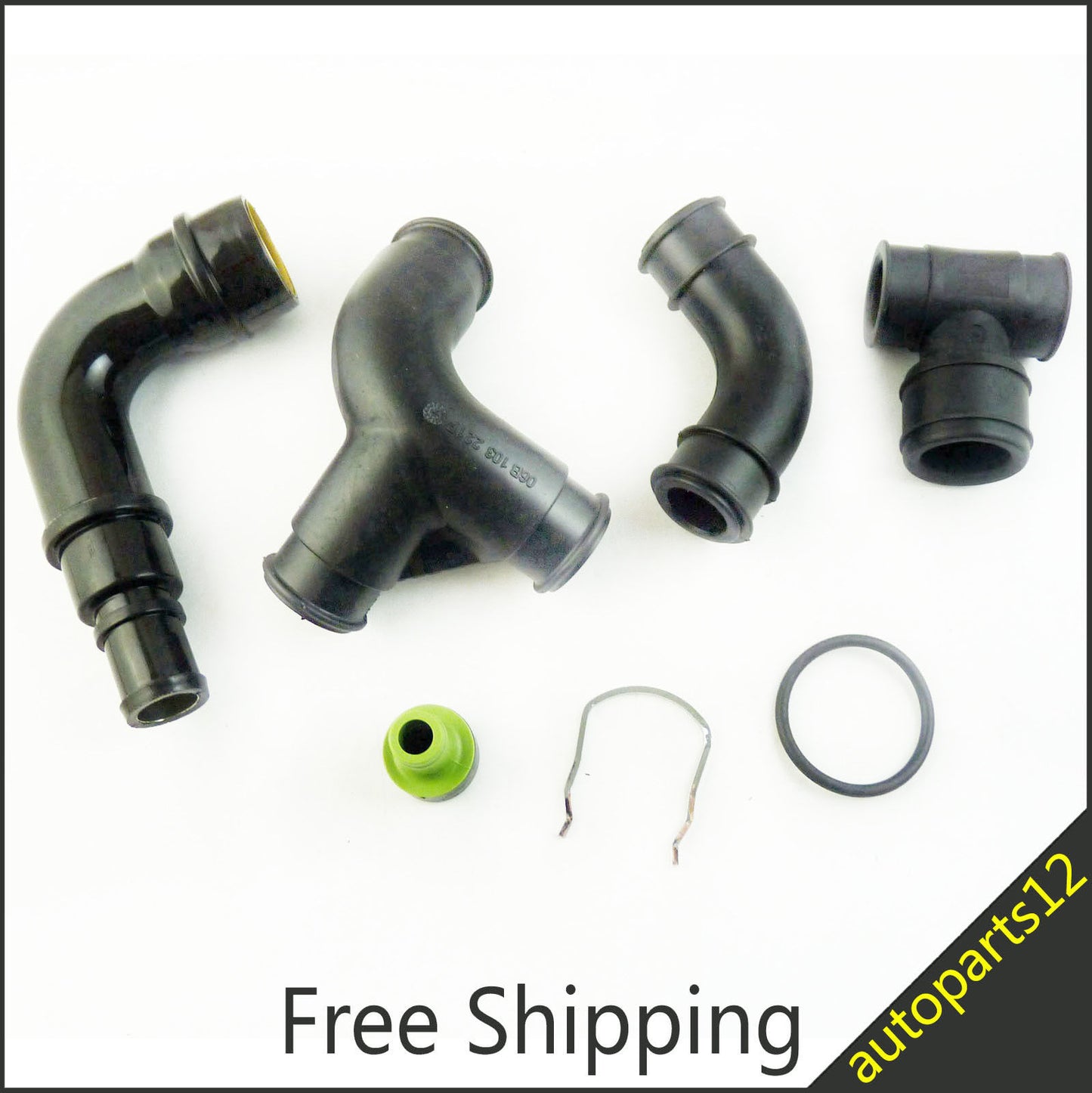 Breathing Tube Ventilation Hose Crankcase Valve Kit for for VW for Passat for Audi A4 Quattro 18L- v