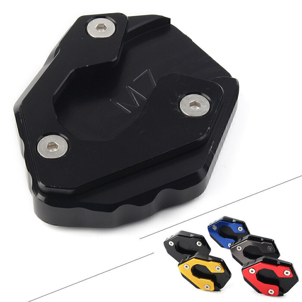 for Yamaha MT-07 FZ-07 Motorcycke Kickstand Side Stand Extension Plate Pad Q
