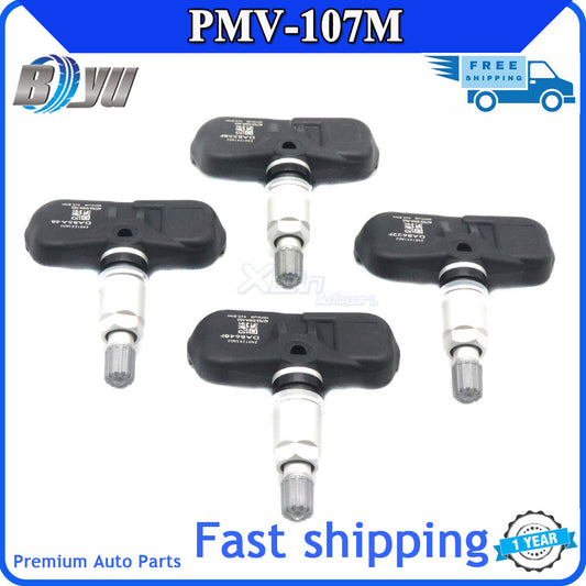 Set of 4 TPMS Wheel Tire Pressure Sensor Fit for Honda CR-V Accord 42753-SWA-A53