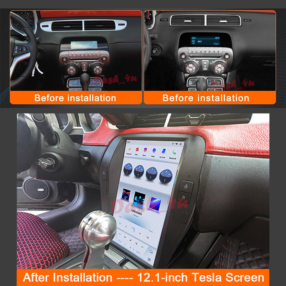 12.1 Android 11.0 for Tesla Big Screen for Chevrolet Camaro 2010-2015 GPS Car Radio