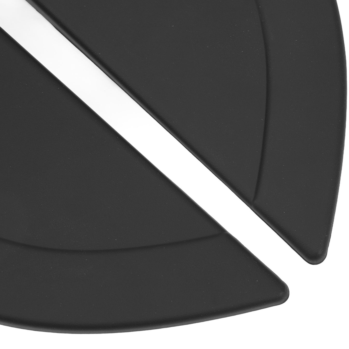 WODHMIEY 2pcs Rear Door Deltas Molding Door Outside Deltas Molding Left Right