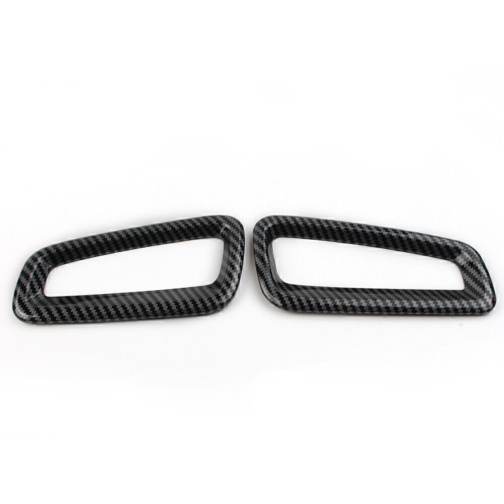 for Honda for Civic 11th 2022+ Carbon Fiber Look Dashboard Air Outlet Vent Cover L&R