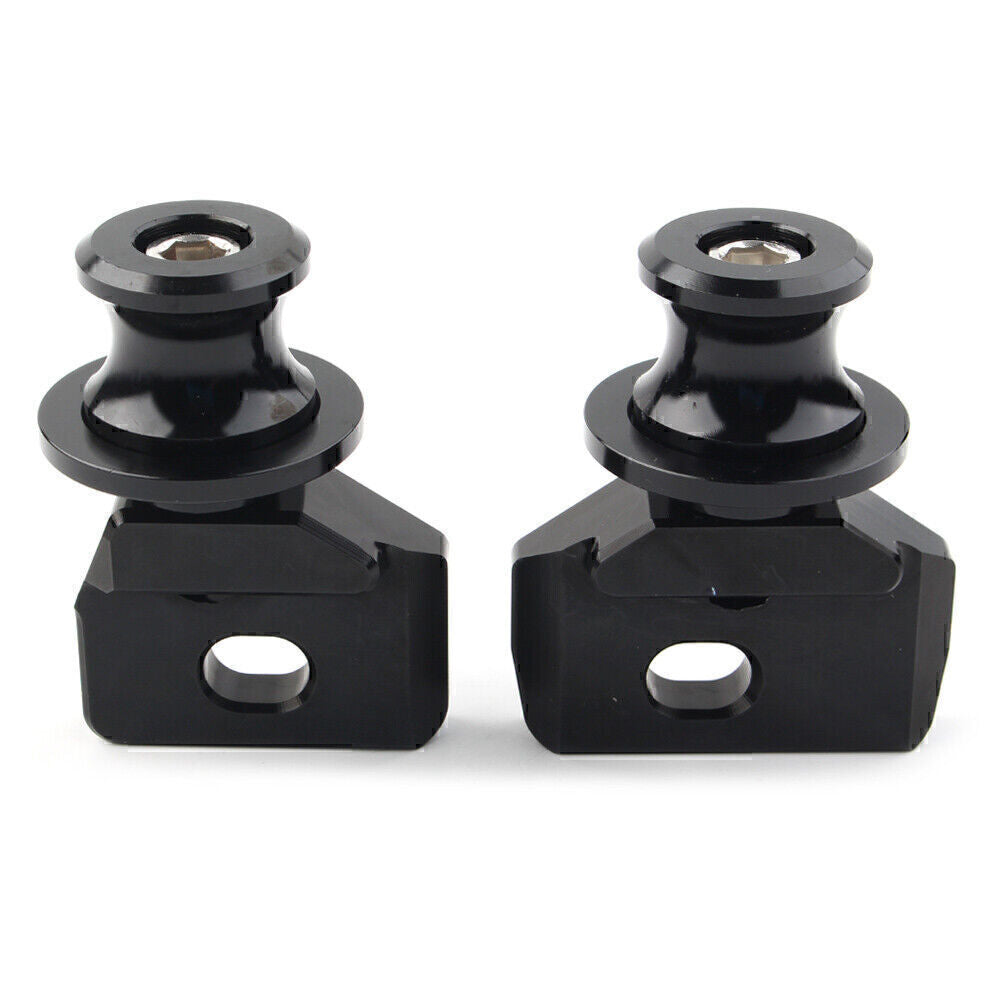 Motor Chain Adjustment Bracket Screw Rocker Reel Slider Fit for HONDA CB650R Black