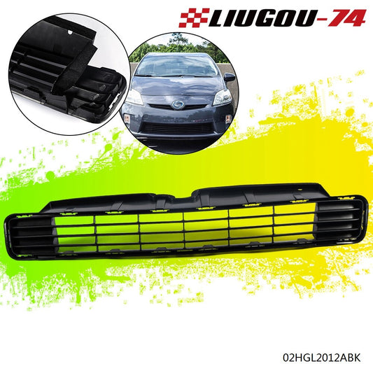 Fits 2010-11 for Prius Black Plastic Insert Front Bumper Grille - v