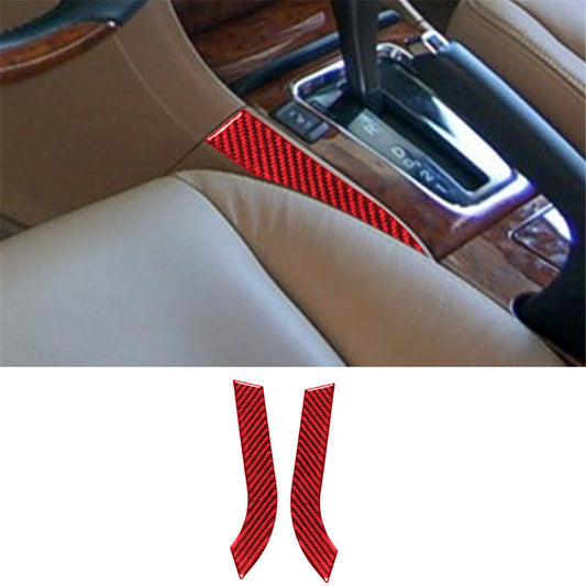 2Pcs Carbon Fiber Interior Central Switch Frame Cover Trim for Mazda MX-5 Miata v