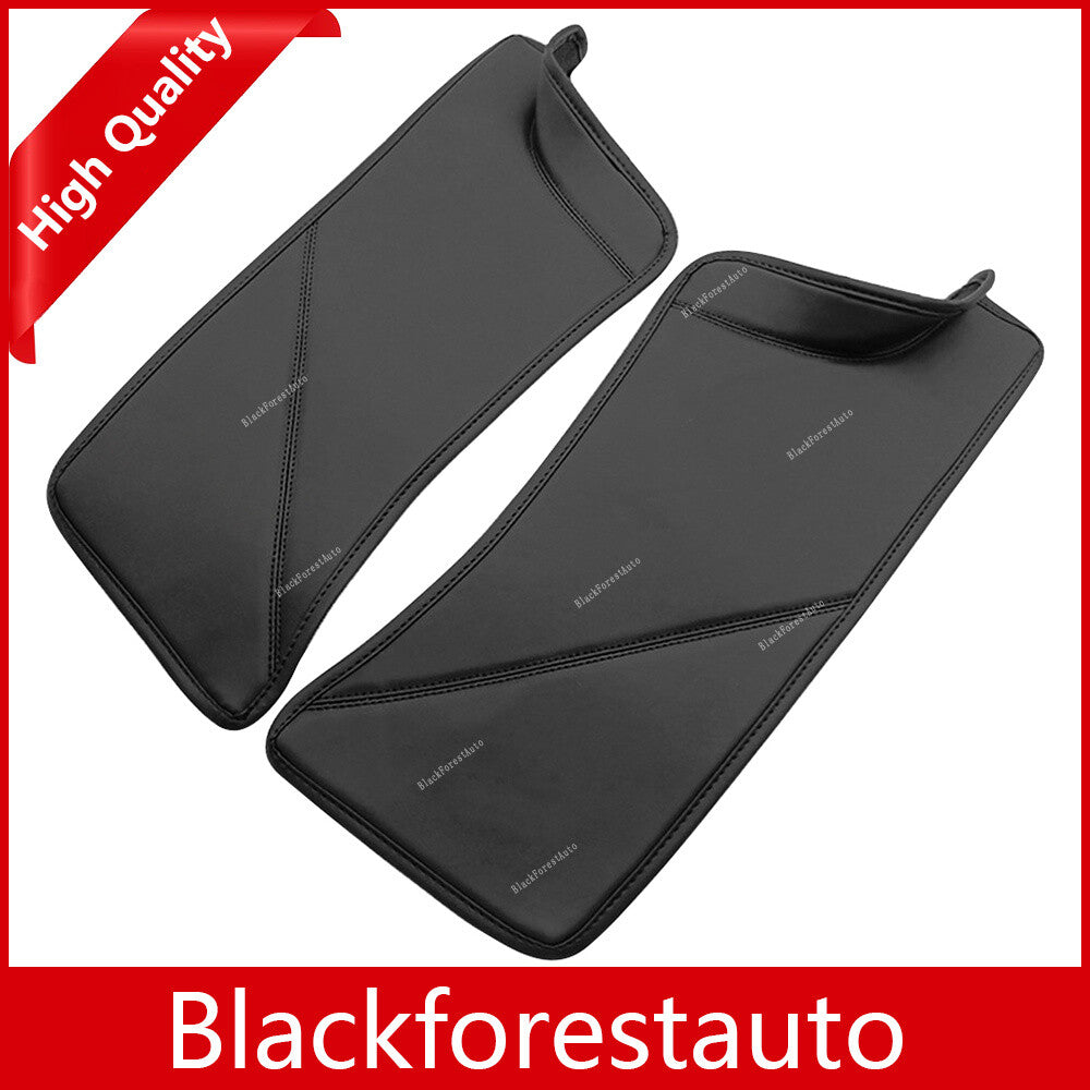 Qty2 Fit for Tesla Model Y 2020-2022 Black Rear Door Sill Pedal Protector Cover