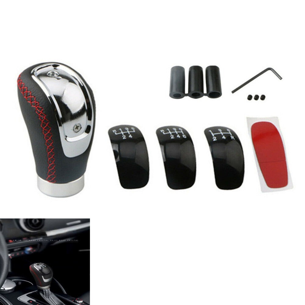 Universal 5/6 Speed Car Auto Manual Gear Stick Shift Knob Shifter Lever Parts n