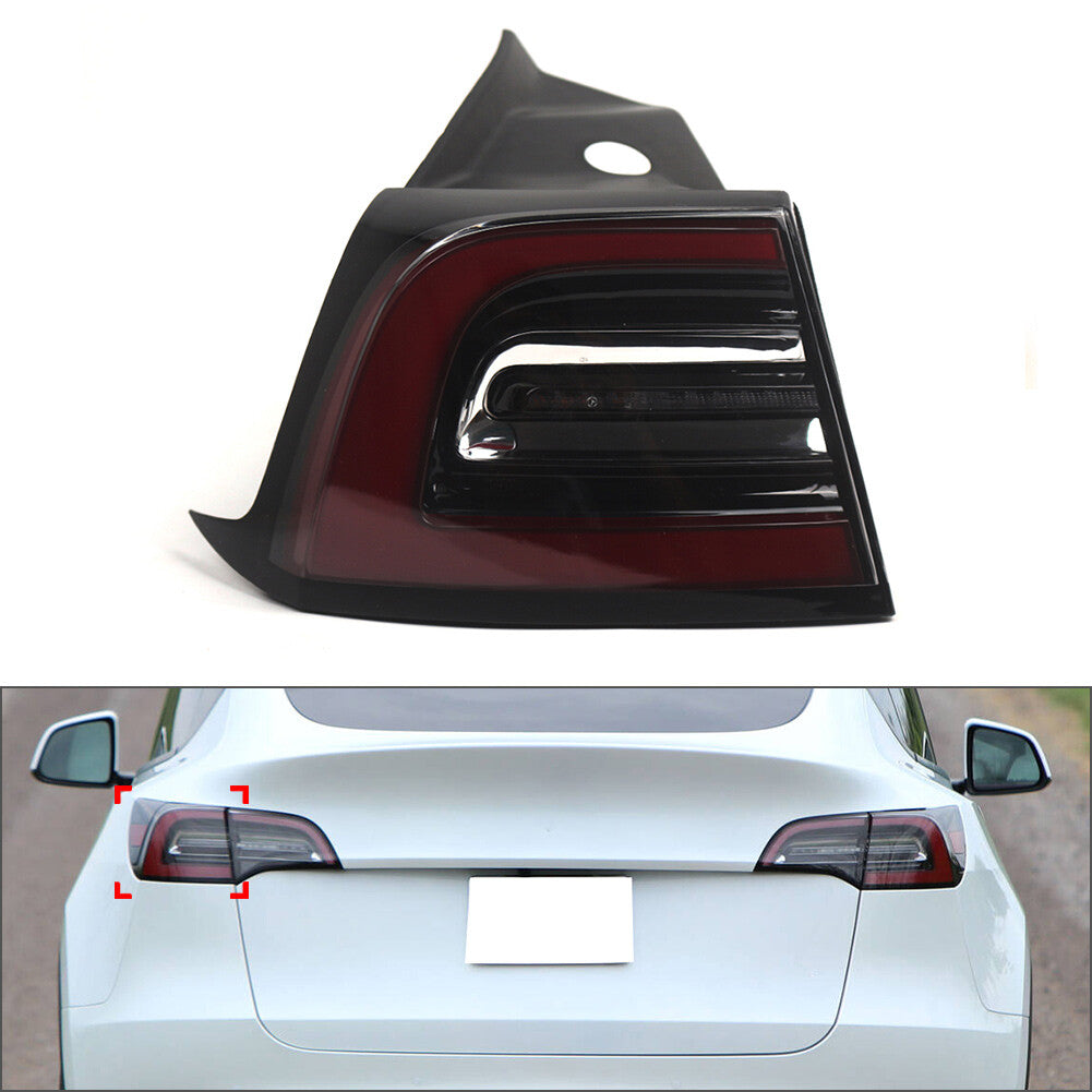 Left Tail Lamp Outer Rear Lights 4 Pins for Tesla Model 3 for Model Y 2020-2023 2021