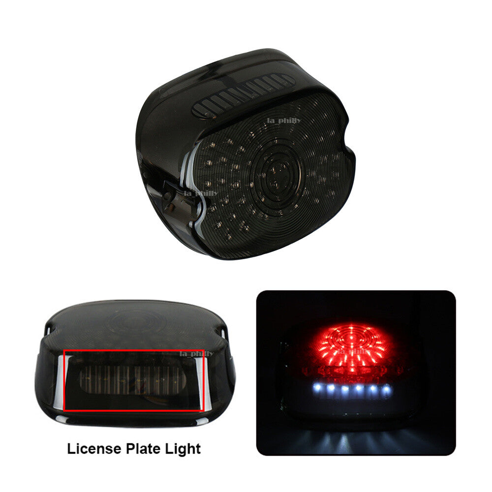 Smoke Led Brake Tail Light Integrated Turn Signal For 1999-2008 for Harley Sportster Q
