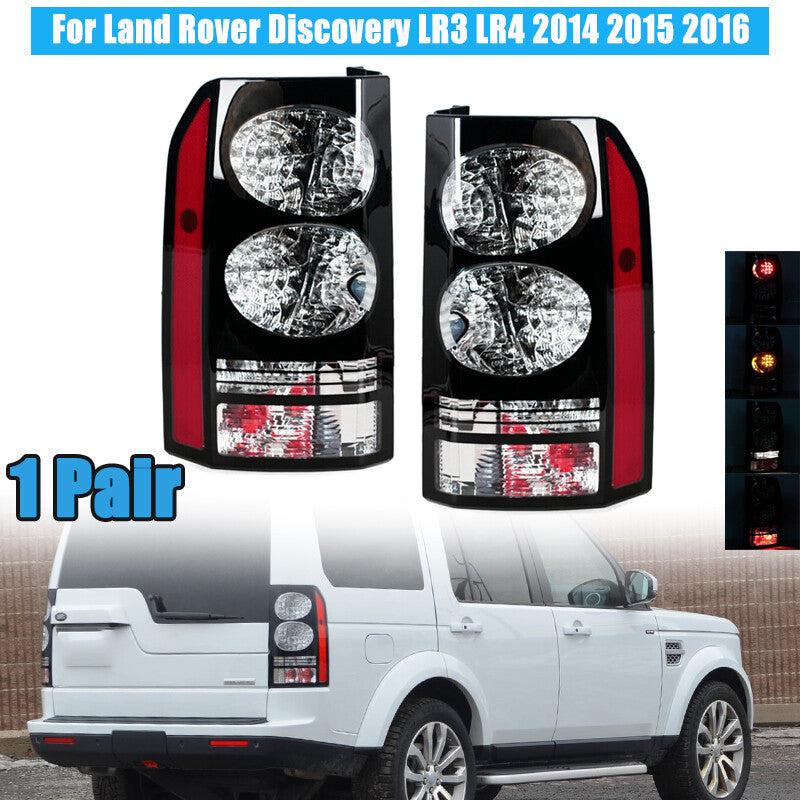 1 Pair Tail Light Rear Brake Lamp for Land Rover Discovery LR3 LR4 2014-2016