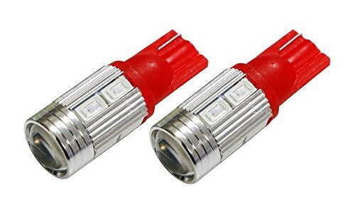 (10) Red 921 912 920 168 T10 SMD LED bulbs suitable for truck third brake lights and cargo lights - n