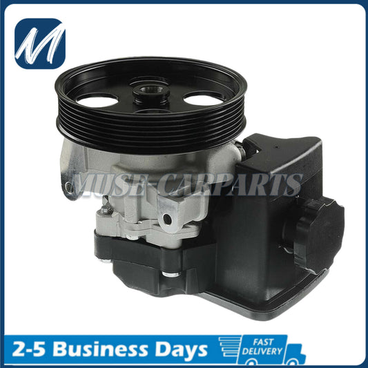 Power Steering Pump w/ Pulley & Reservoir for Mercedes-Benz C230 C320 CL203 W203 Q