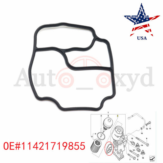 Oil filter housing sealing gasket suitable for BMW E34 E36 E39 E46 E53 E60 328i 320i Q