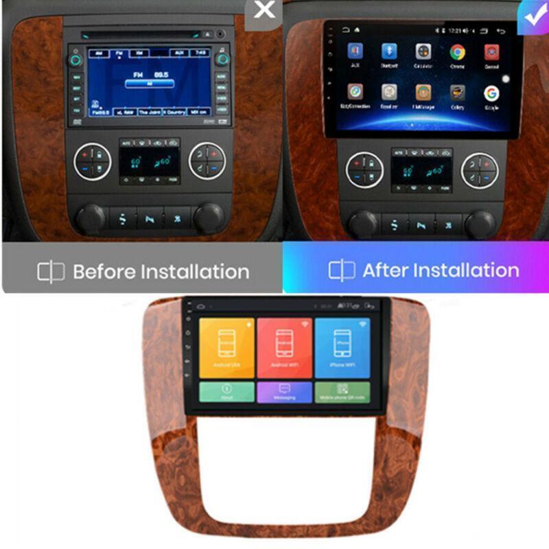 9 Car RDS For 07-13 for GMC for Sierra for Chevy Silverado Stereo Radio GPS Navigation WiFi