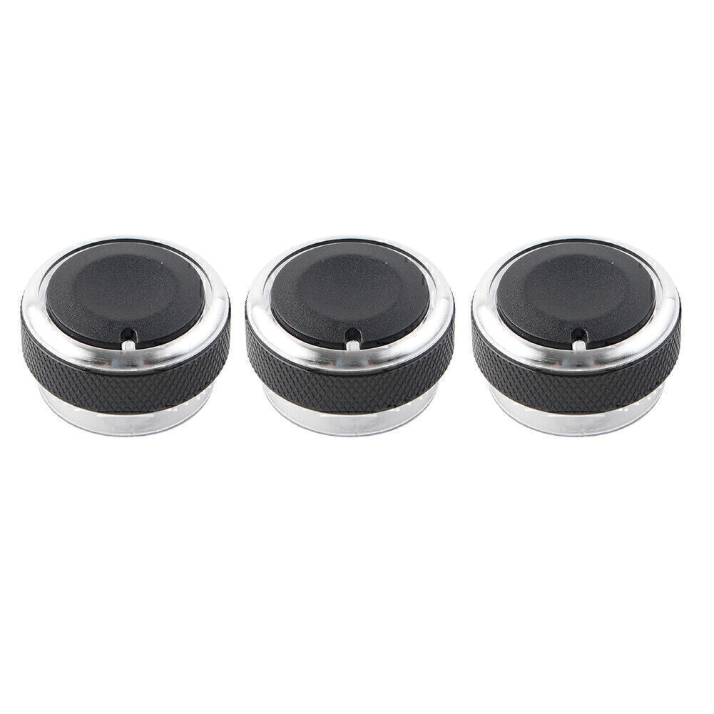 3 x Fit  for ford  Focus MK2 MK3 Mondeo C/S-max Air Conditioner Switch Knob Button Blk Q
