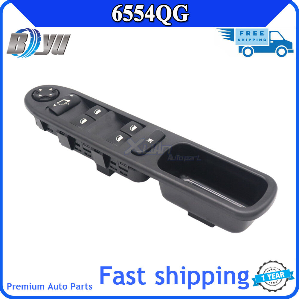 Brand new 6554QG for PEUGEOT 207 2008-14 left drive side main power window switch - v