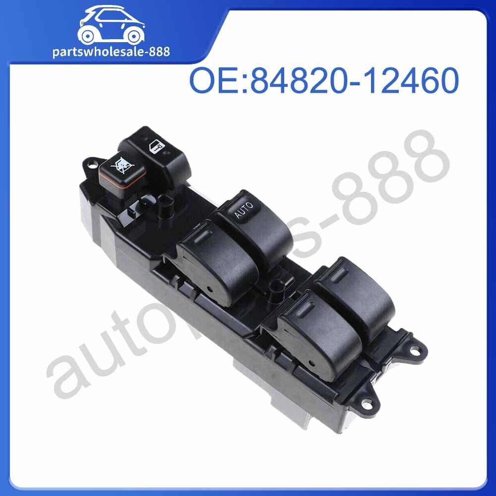 84820 - 12460 Car Right-Hand Drive Power Main Window Switch for Toyota for Corolla