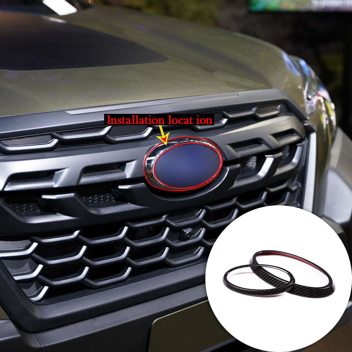 Silver Front Fog Lamp Grille Trim for E-Class W213 16-20 US- v