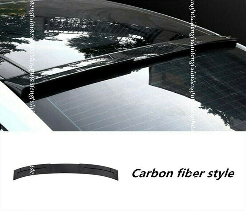 for Nissan Altima 2019-2023 Carbon ABS Rear Window Roof Lip Spoiler Visor Cover