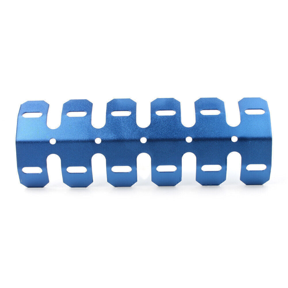 For Dirt Bike Motorcycle Blue Exhaust Muffler Pipe Heat Shield Cover Heel Guard Q