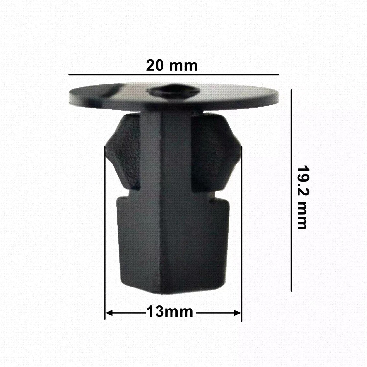 50x Nylon Nut Fender Liner Screw Grommets Fits for Toyota for Lexus 8mm x 8mm Hole Size