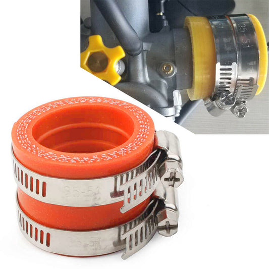 Orange Carburetor Rubber Adapter Intake Manifold Fits PWK KEIHIN 24/26/28/30mm Q