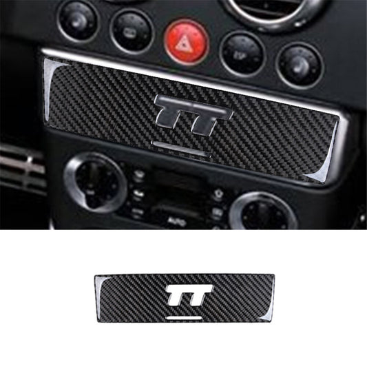 Gear Shifter Frame Trim Panel Interior Carbon Fiber for Acura TSX 2003-2008 Red v