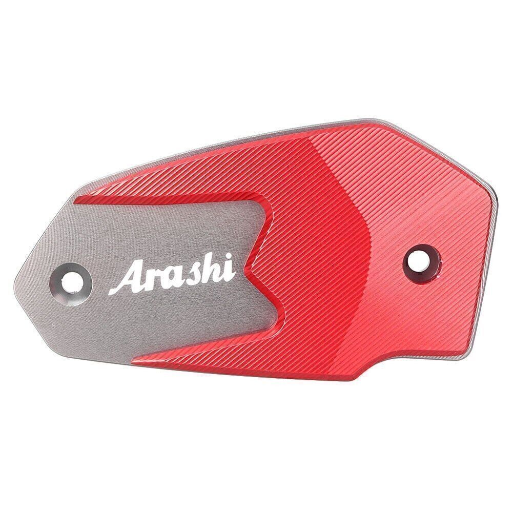 Front Brake Fluid Reservoir Cover Brake Pump Cap for Kawasaki Z800 2013-2016 Red
