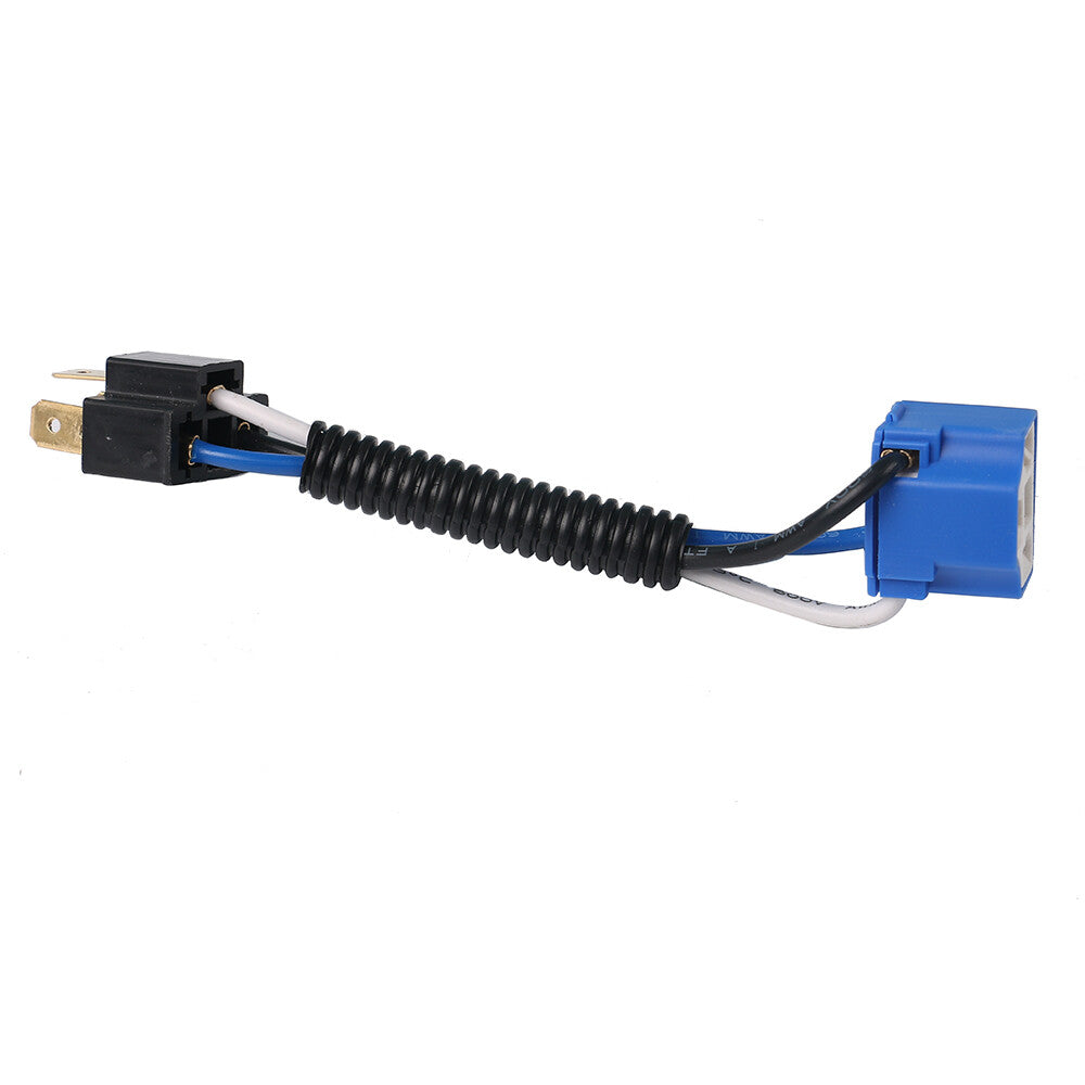 2x Front 9003 H4 Headlight Bulb Harness Connector Plug Extension Wire Pigtail Q