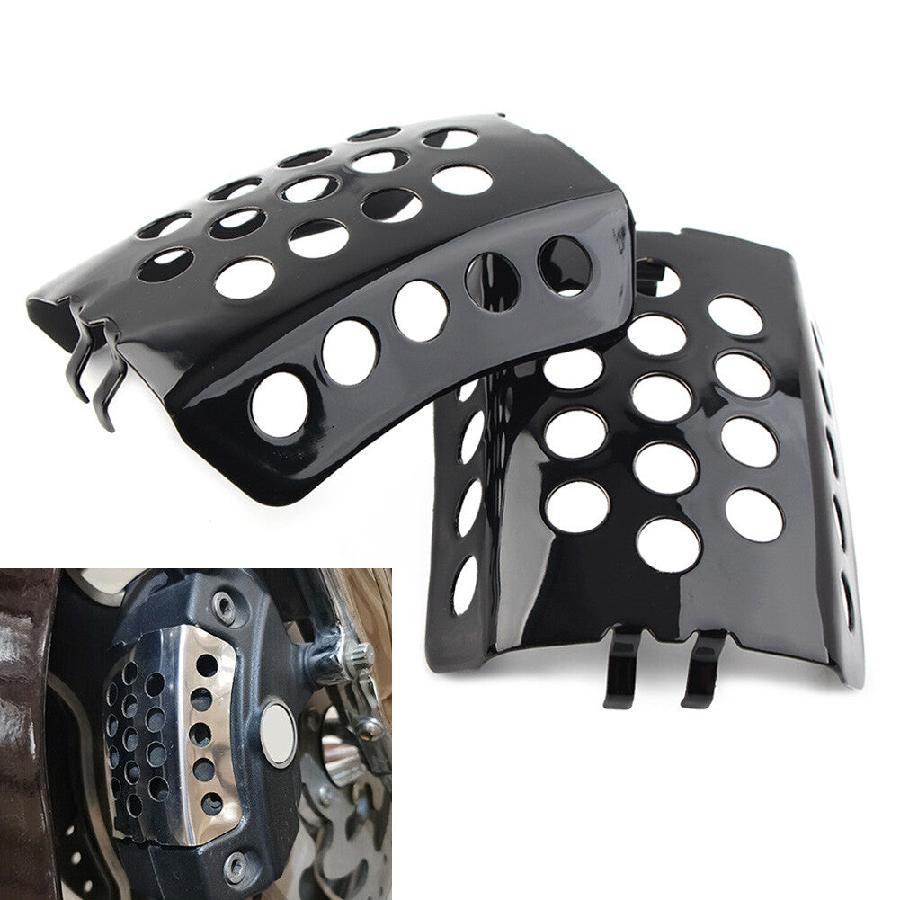 Black Caliper Screen Insert Guard Cover Fit for Harley CVO Road Electra Glide