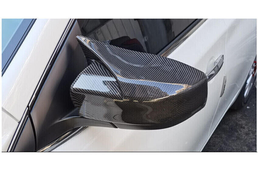 2PCS Fit for Nissan Sentra 2013-19 Carbon Fiber Side Rearview Mirror Cover Trim Q