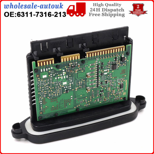 63117316213 LED Headlight Driver Control Module Unit for BMW 7 Series F01 F02 Q