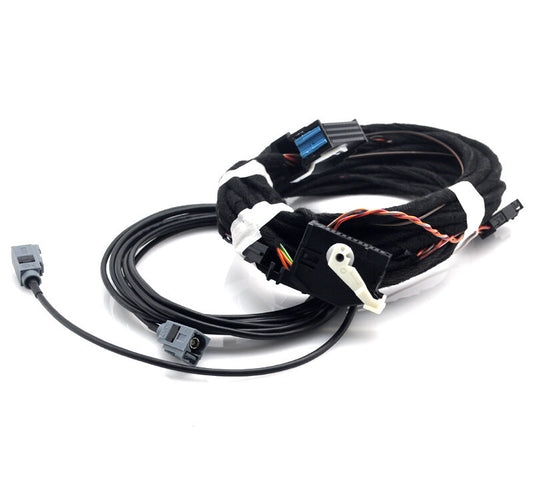 Add RGB Rear Reverse Camera Harness Cable for VW for Tiguan 2008-2013 RNS510 RCD510 v