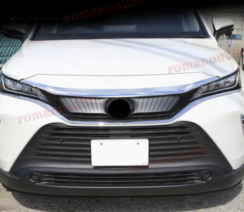 For 2021-2023 for Toyota Venza Front Hood Grill Cover Bonnet Molding Trim Chrome ABS